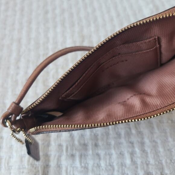 Coach Brown leather Wristlet No.G1482 - Picture 7 of 10